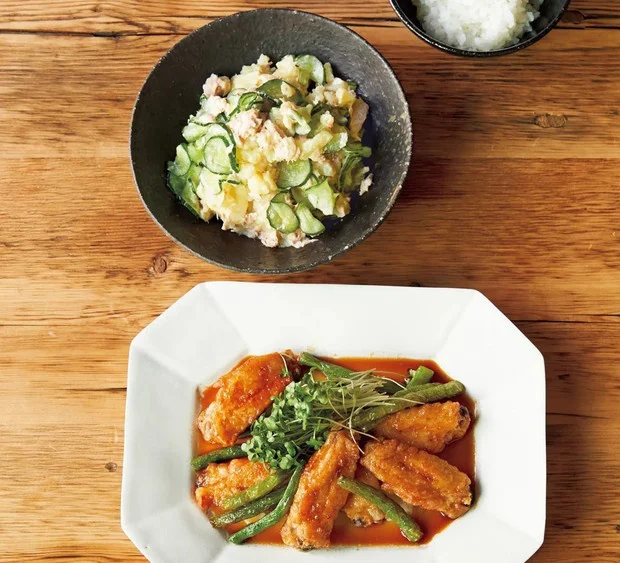 焼くだけ！照り焼きチキン丼」「新じゃがかつおタルタル和風ポテサラ」献立ぐっち夫婦のオフィシャルレシピサイト -レシピブック オンライン