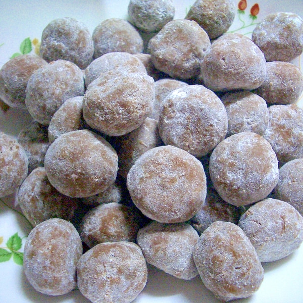 ♡バター不使用♡ポリ袋de香ばしクルミのスノーボール♡