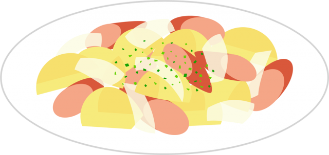 レンジで絶品！皮ごとジャーマンポテト