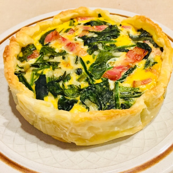 ほうれん草と玉ねぎのキッシュのレシピ・作り方 簡単＆時短- レタスクラブ