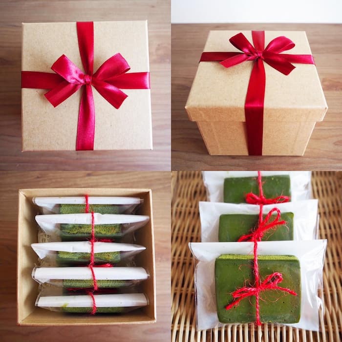 バレンタイン テリーヌショコラ カット ラッピングラッピング富澤商店