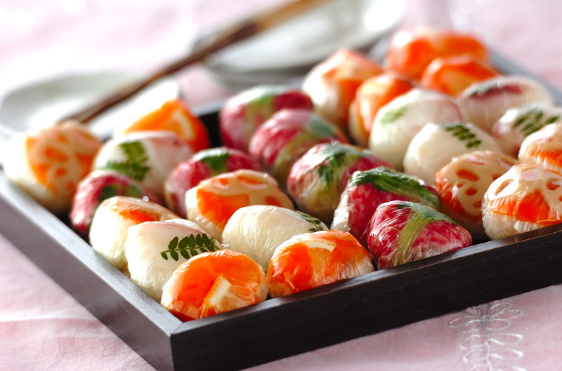 手まり寿司」レシピワタナベマキさんおいしいLEEレシピLEE