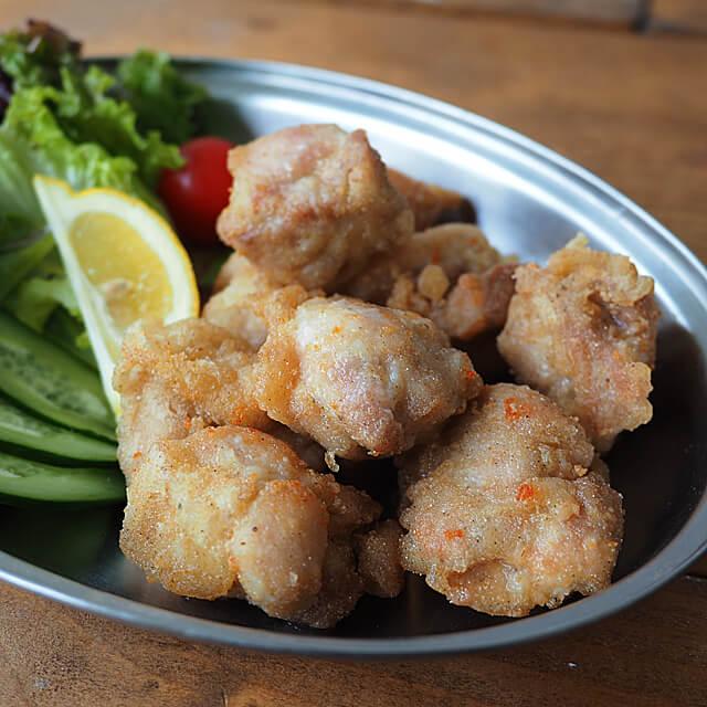 強力粉で唐揚げ