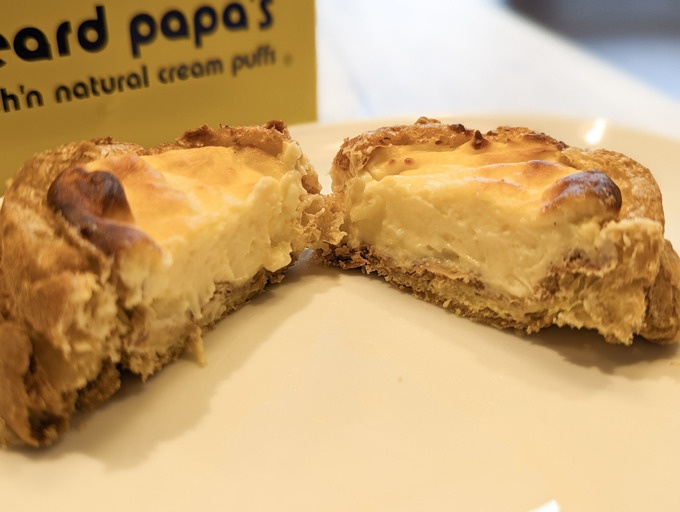 ビアードパパ 期間限定「焼きチーズケーキシュー」を実食中身がとろとろで土台がサクサクの絶品スイーツチーズケーキ通信
