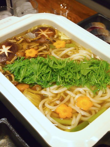 ホットプレートで焼うどん