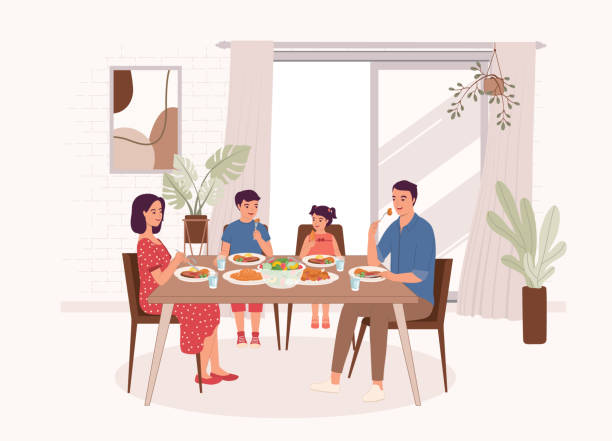 食卓のイラスト素材 - フリーイラスト素材配布サイトIllustATAM