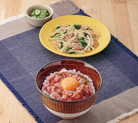 ねぎとろユッケ丼の献立 こだしーSnapdish スナップディッシュID:efSDqa