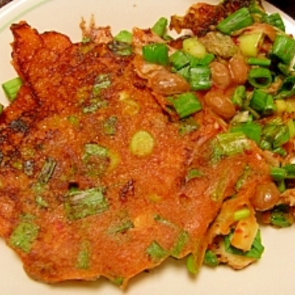 三輝レシピ動画投稿▶️ ♬キムチとニラのチヂミレシピ動画キムチ韓国