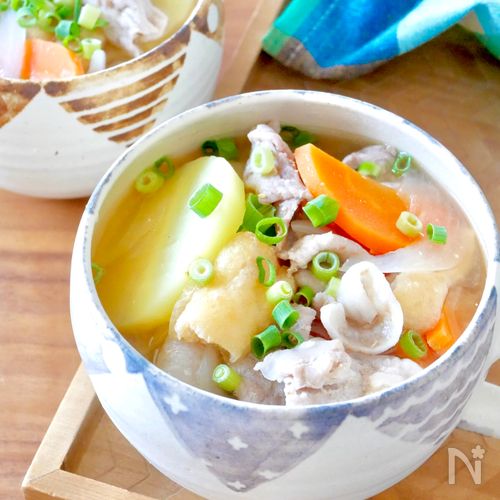 豚汁だけで満足！おかずもいらない簡単レシピ