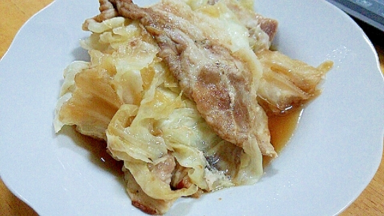 豚肉とキャベツの甘辛炒め
