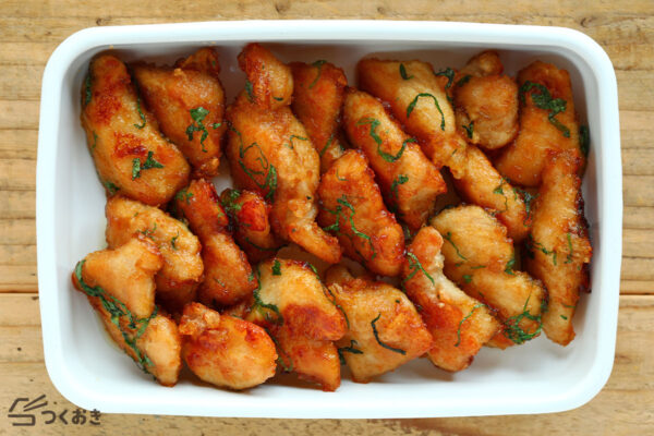 鶏むね肉の唐揚げ 大葉甘酢あん - 週末シェフの家呑みレシピ