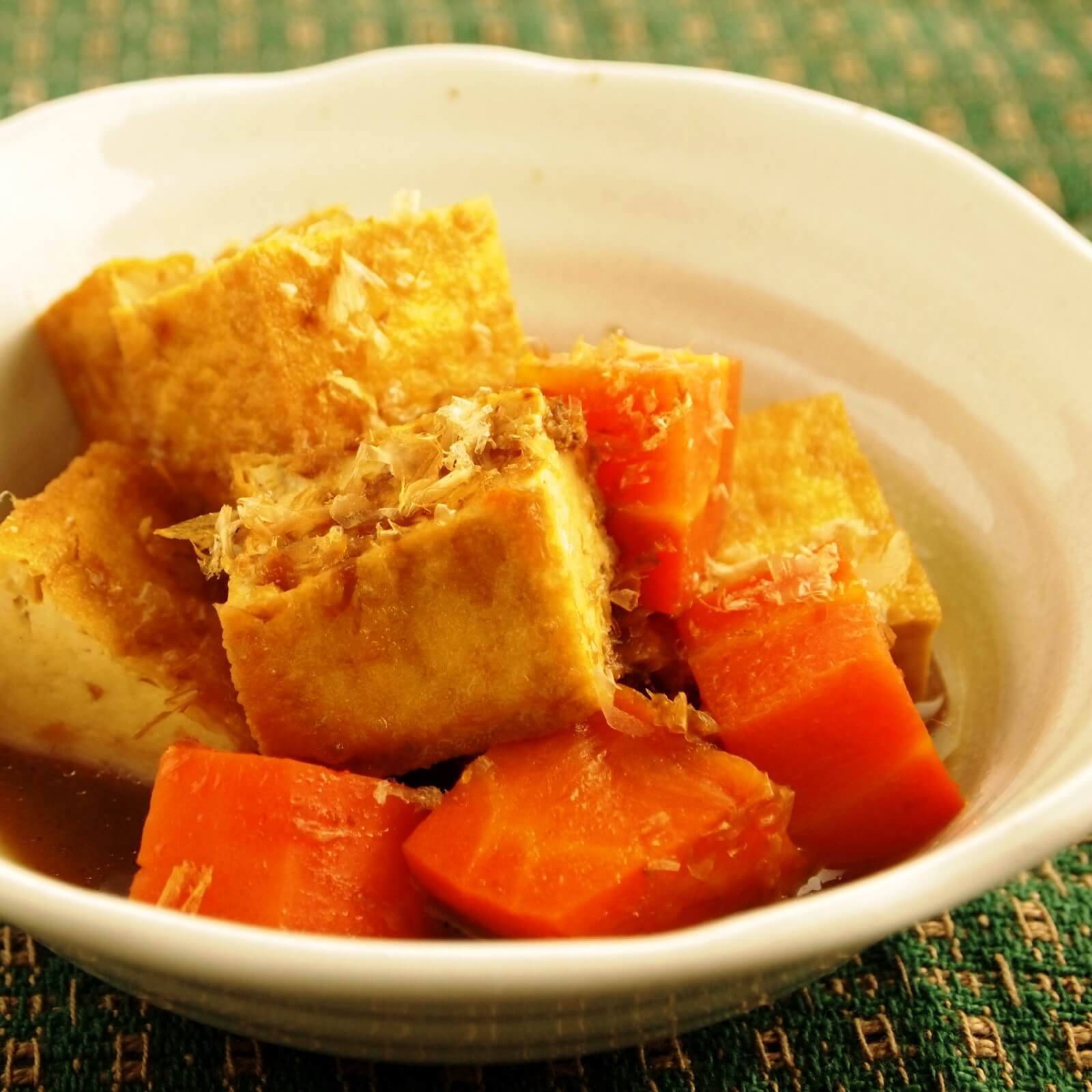 厚揚げステーキ＆青じそバター醤油ソースのレシピ 作り方：白ごはん.com