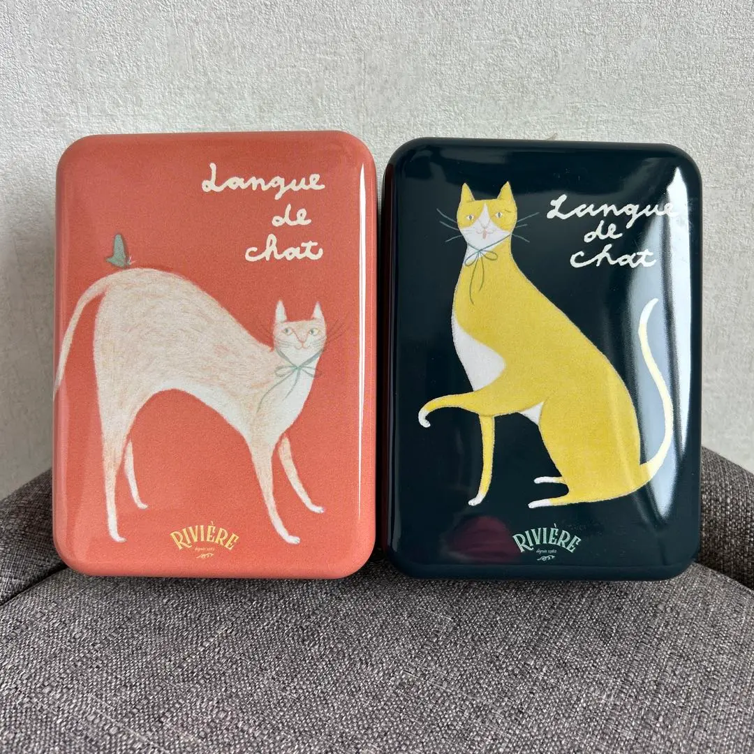 リビエール♡ラングドシャ＆マノン缶 リビエール「マノン」「ラングドシャ」クッキー缶2種nobu