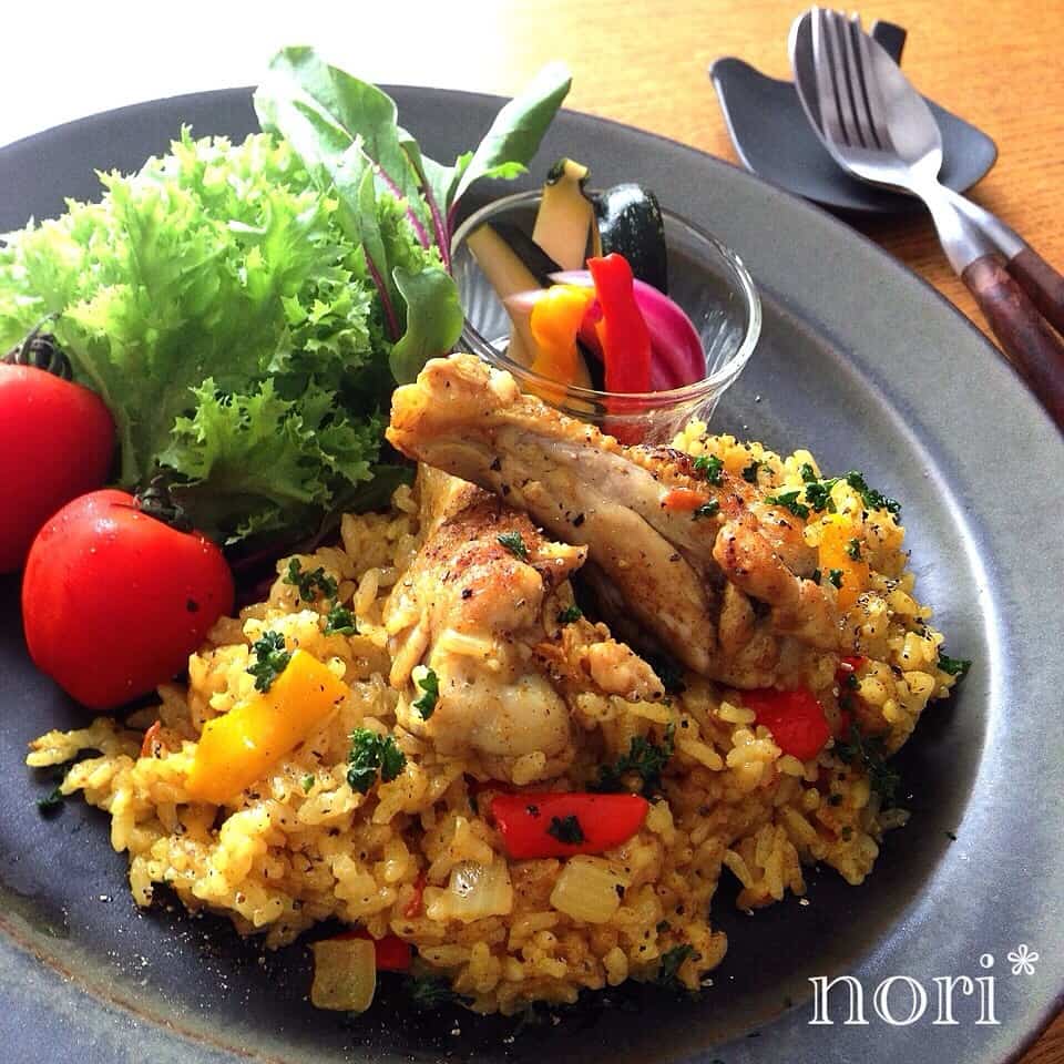 ちゃちゃっと炊飯器で作っても本格的な「ジャンバラヤ」。 : イェジンさんち ～예진의 엄마 손～