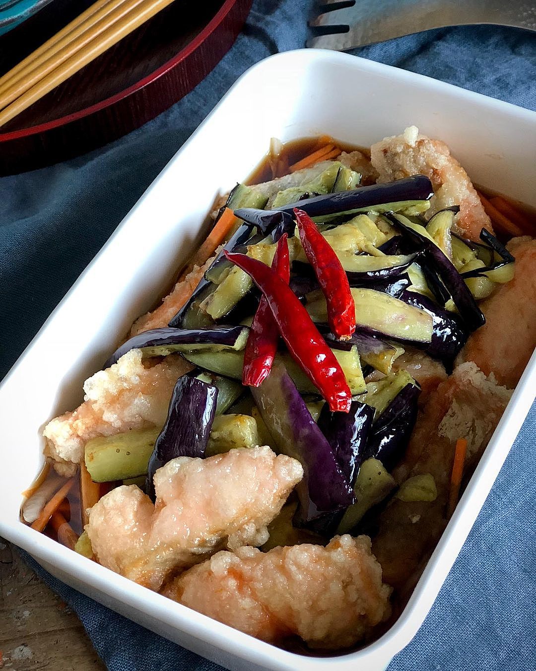 鶏なす中華南蛮