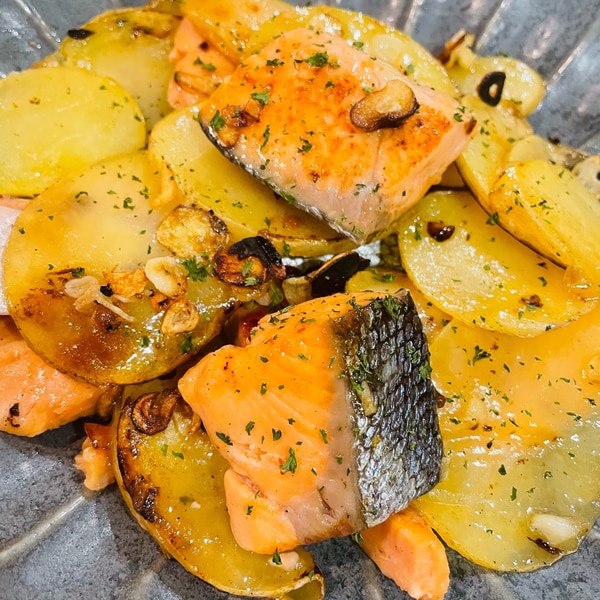 食べ応えバッチリ！ カリカリポテトのささみソテ