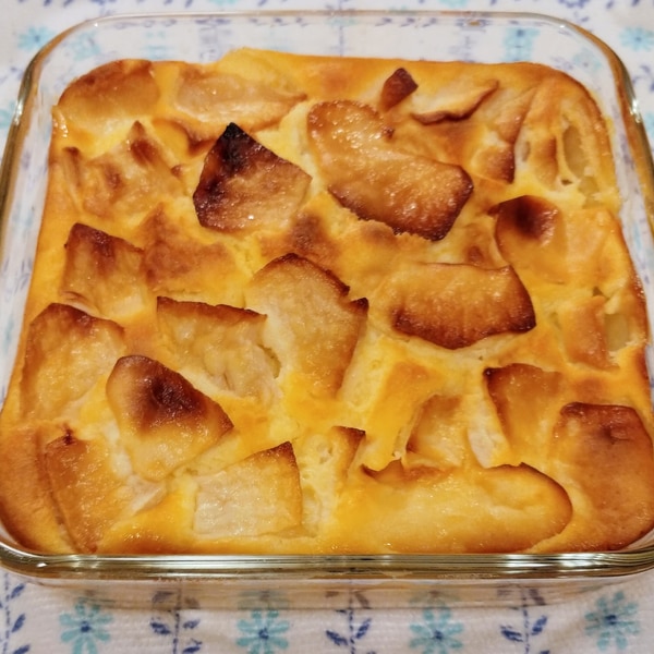 米粉のりんごクランブルケーキ – 山まゆの里染織工房