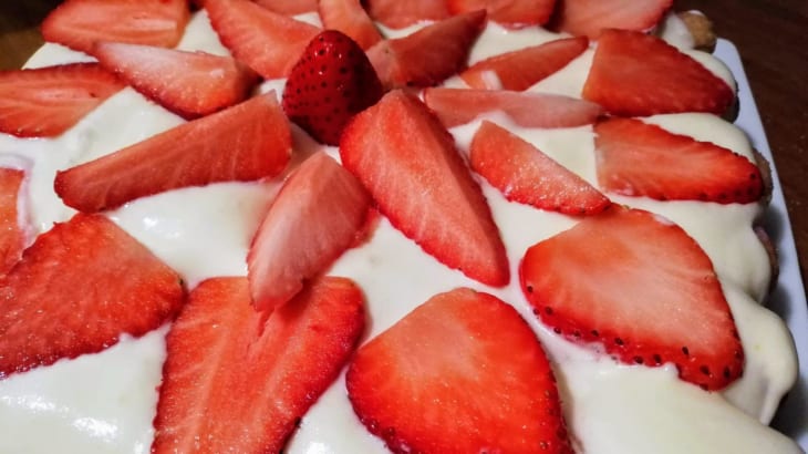 ひなまつり いちごのスクエアケーキ♪ - ふぁそらキッチン