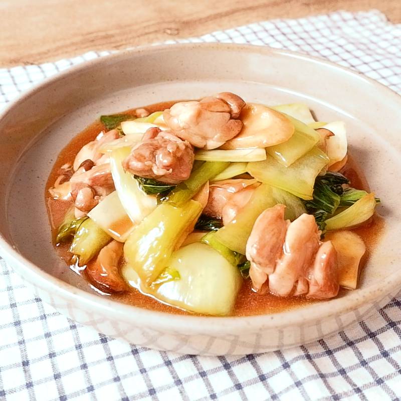 チンゲン菜と鶏肉のクリーム煮クラシル