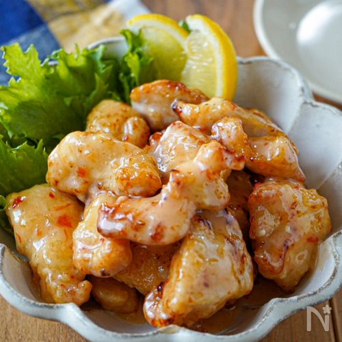 鶏むね肉のスイートチリマヨソースで元気をチャージ