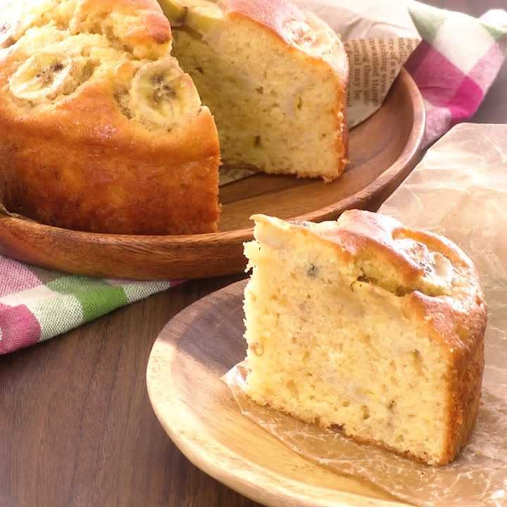 バター不使用！超簡単チョコバナナパウンドケーキ