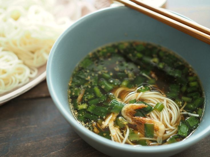 ツナとニラのそうめんチャンプル