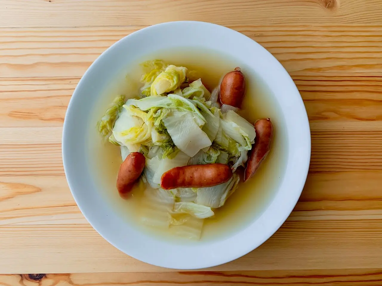 白菜とベーコンの豆乳スープ 旨みと甘みたっぷり♪♪