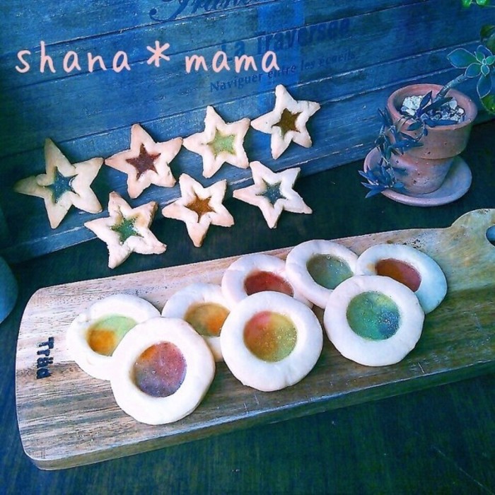 市販の飴で☆ステンドグラスクッキー♪