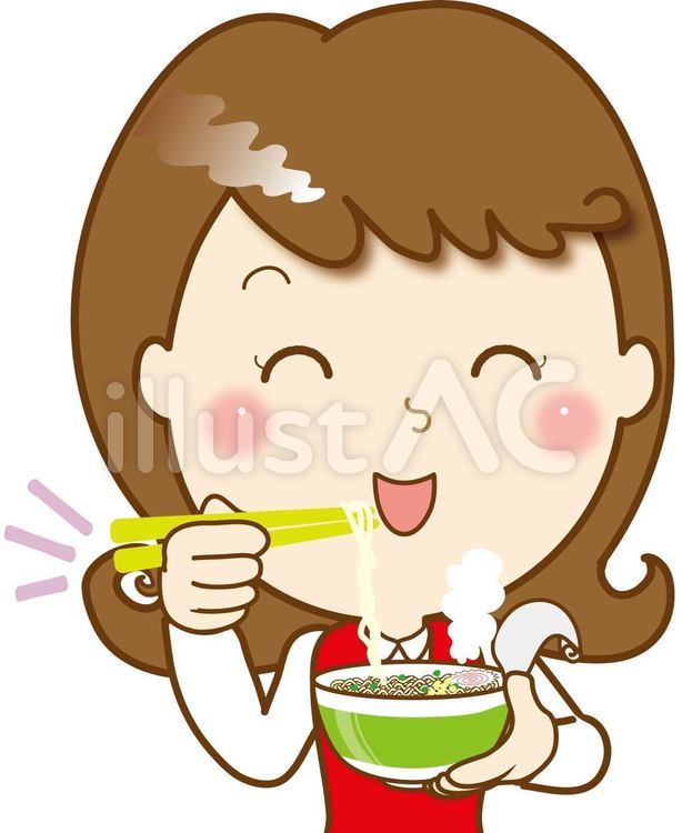 自粛中にカップ麺を食べる男性の無料の写真素材 - ID.37111フリー素材 ぱくたそ