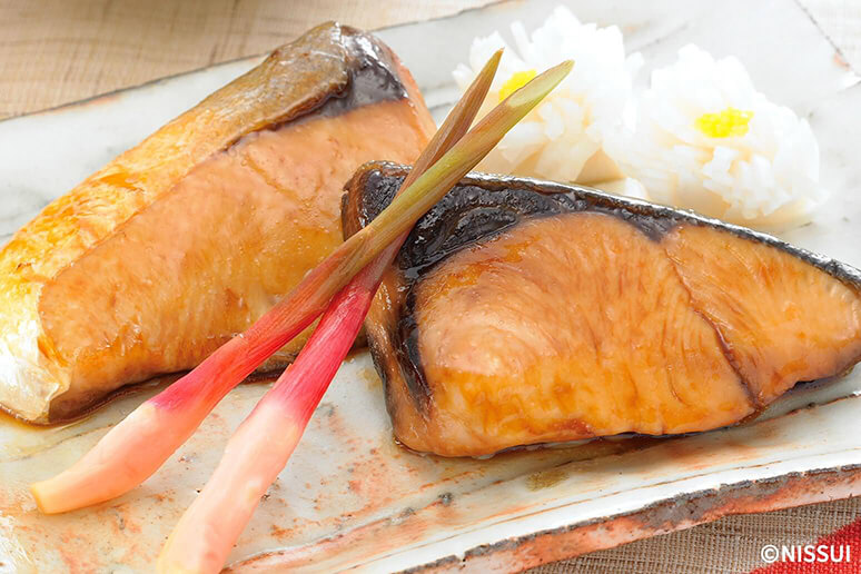 ぶりの甘酢照り焼き