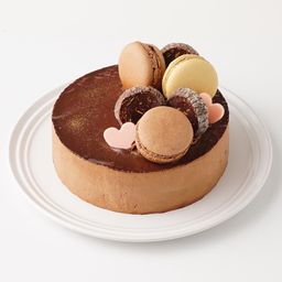 チョコとコーヒーのムース 4号 12cm 菓子工房オカダCake.jp