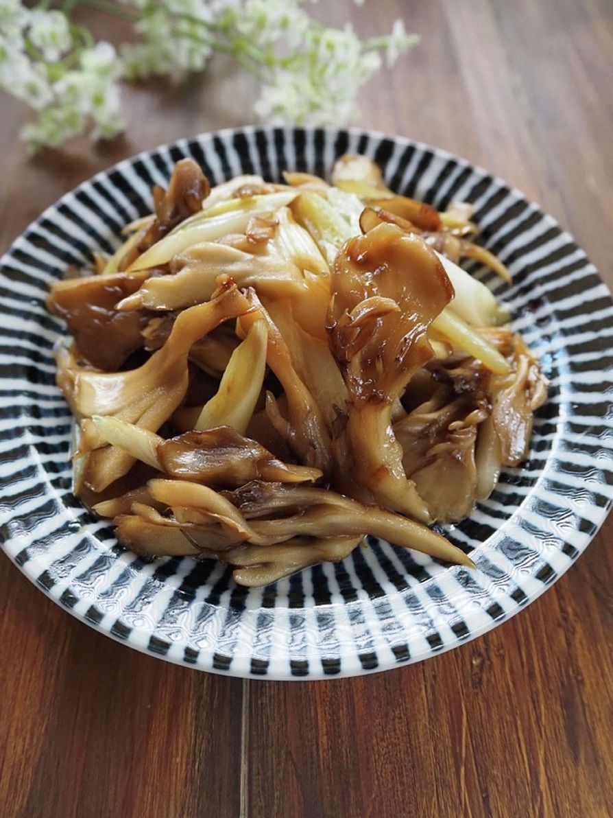 レンジで簡単！舞茸まるまる白だし煮