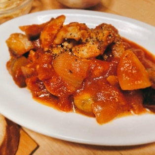 柔らか～☆チキンの赤ワイントマト煮込み レシピ・作り方 by はちわれ４１３ - 楽天レシピ