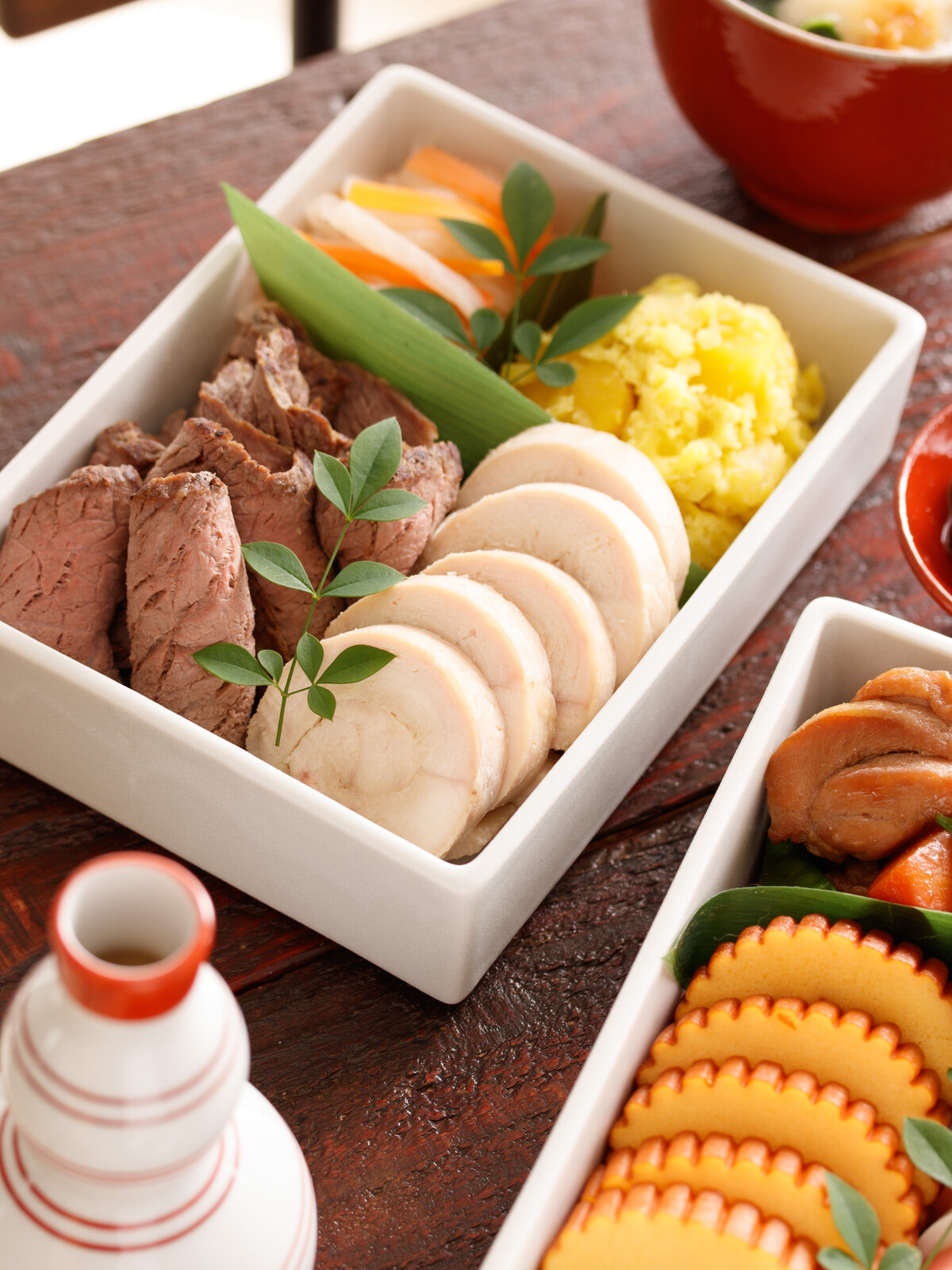 日進ハム オンラインショップおせちセット 重箱なし