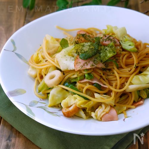 あとを引くおいしさ♪ たらこバター焼きそば