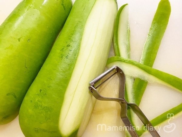 夏の旬「夕顔」のレシピ～ほろ苦さが乙な味～ – 50代からの夫婦ふたり暮らしの食卓