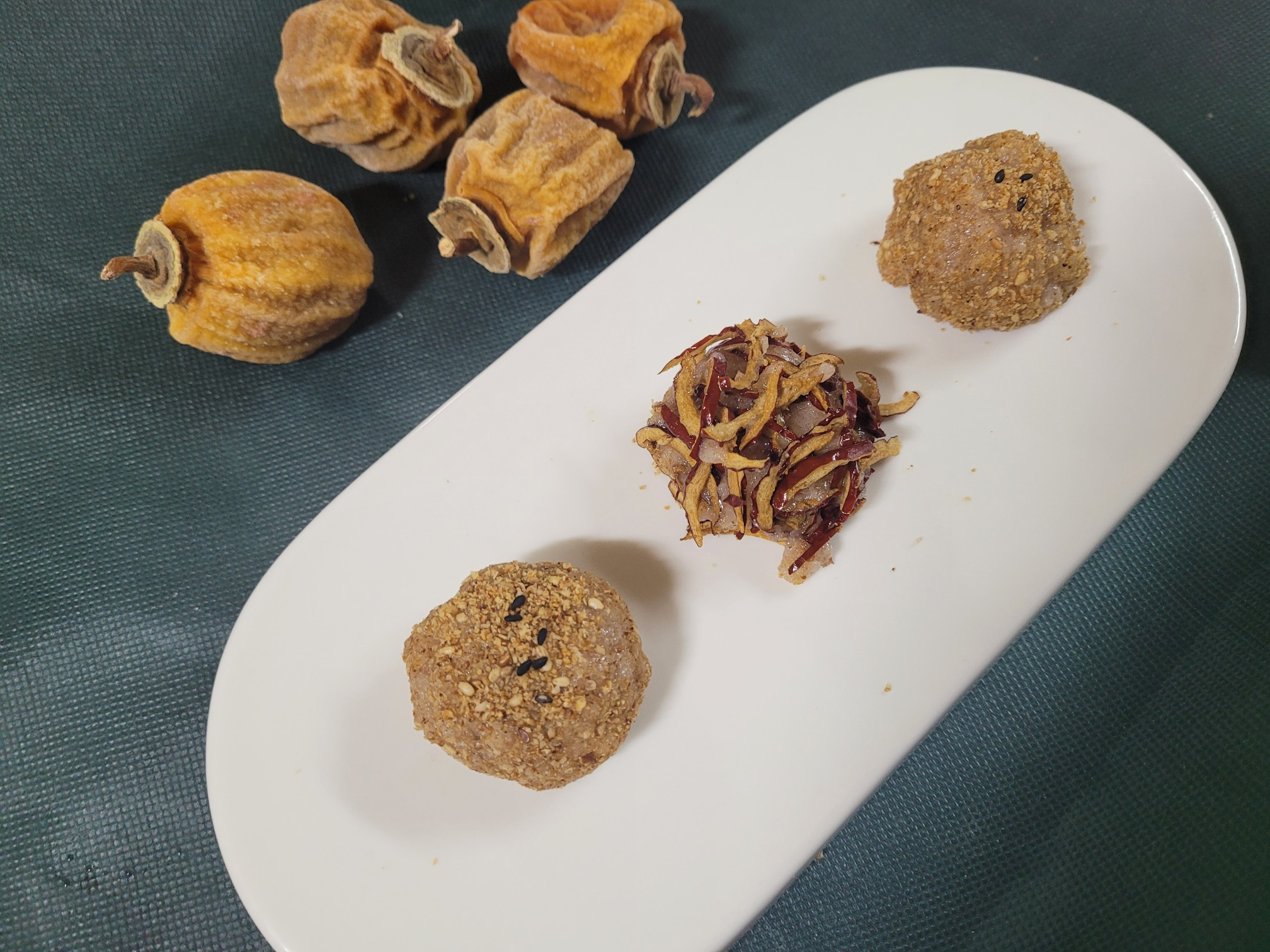 旬の柿餅ケーキ