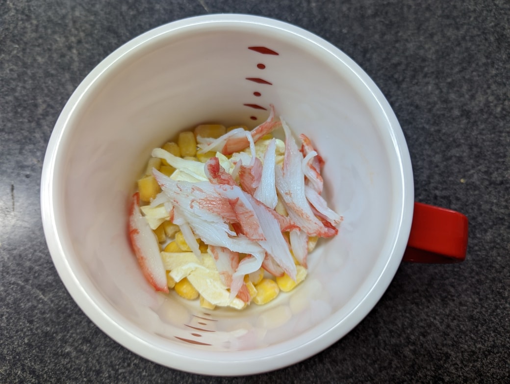 とろ〜りおいしい♪ コーンあんかけ茶碗蒸し