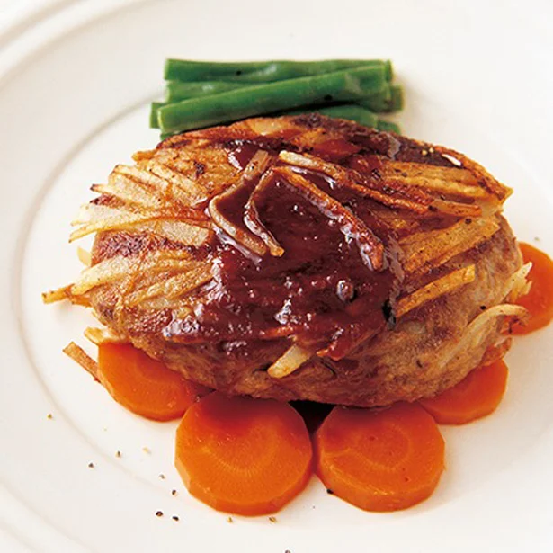 ハンバーグの付け合わせにすぐに出来る野菜炒め