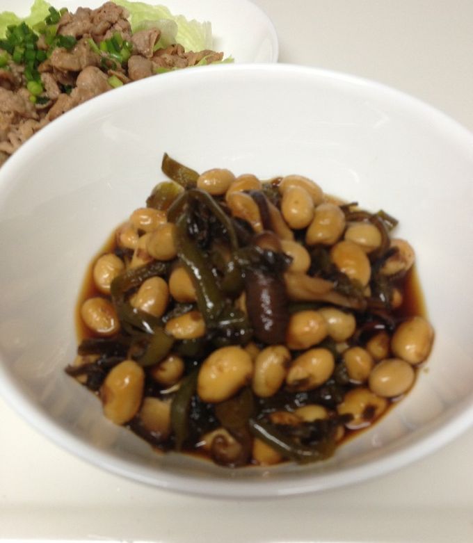 大豆の塩昆布煮