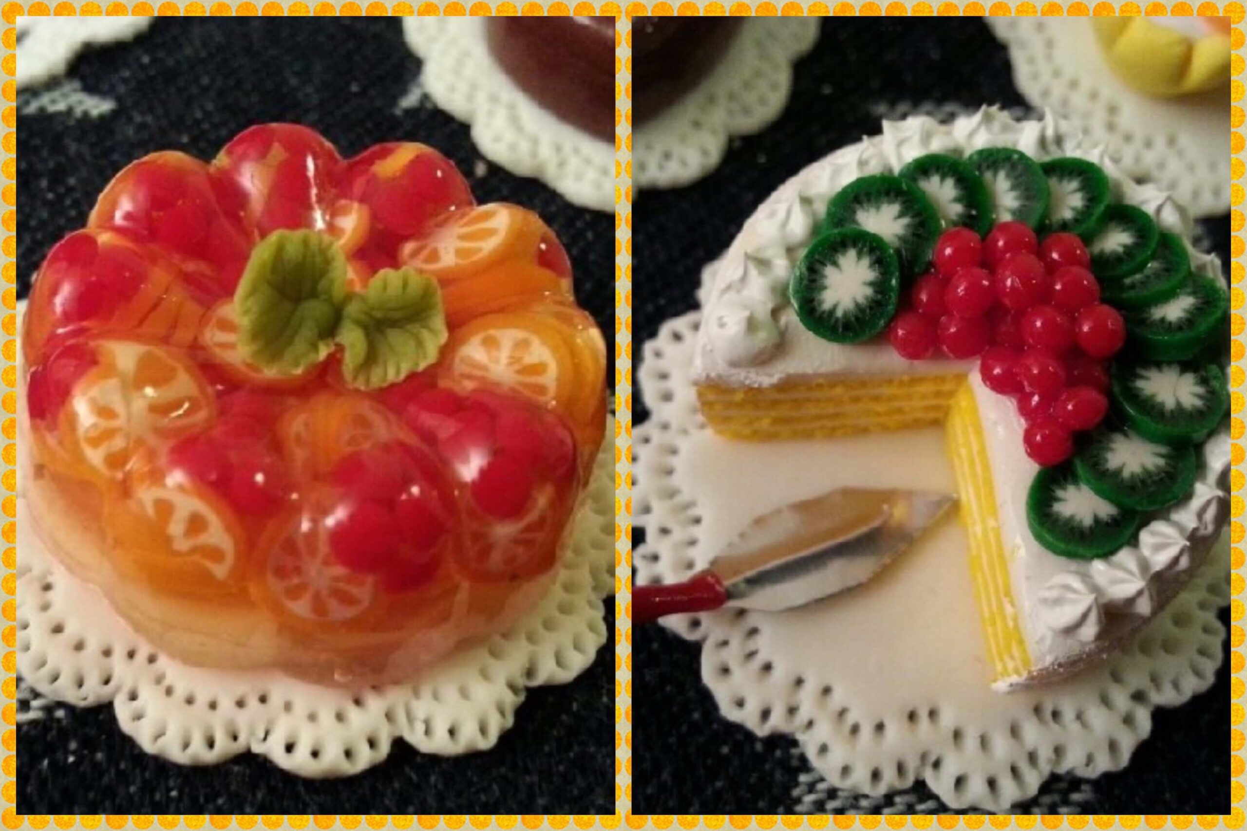 制作に夢中になると インスタを更新するの忘れがち😅粘土おままごと minneおままごとグッズ フェイクケーキ クレイケーキ粘土アイスクリーム アイス フェイクスイーツ 粘土ケーキ 粘土スイーツ 撮影小物 食品サンプル ディスプレイケーキ