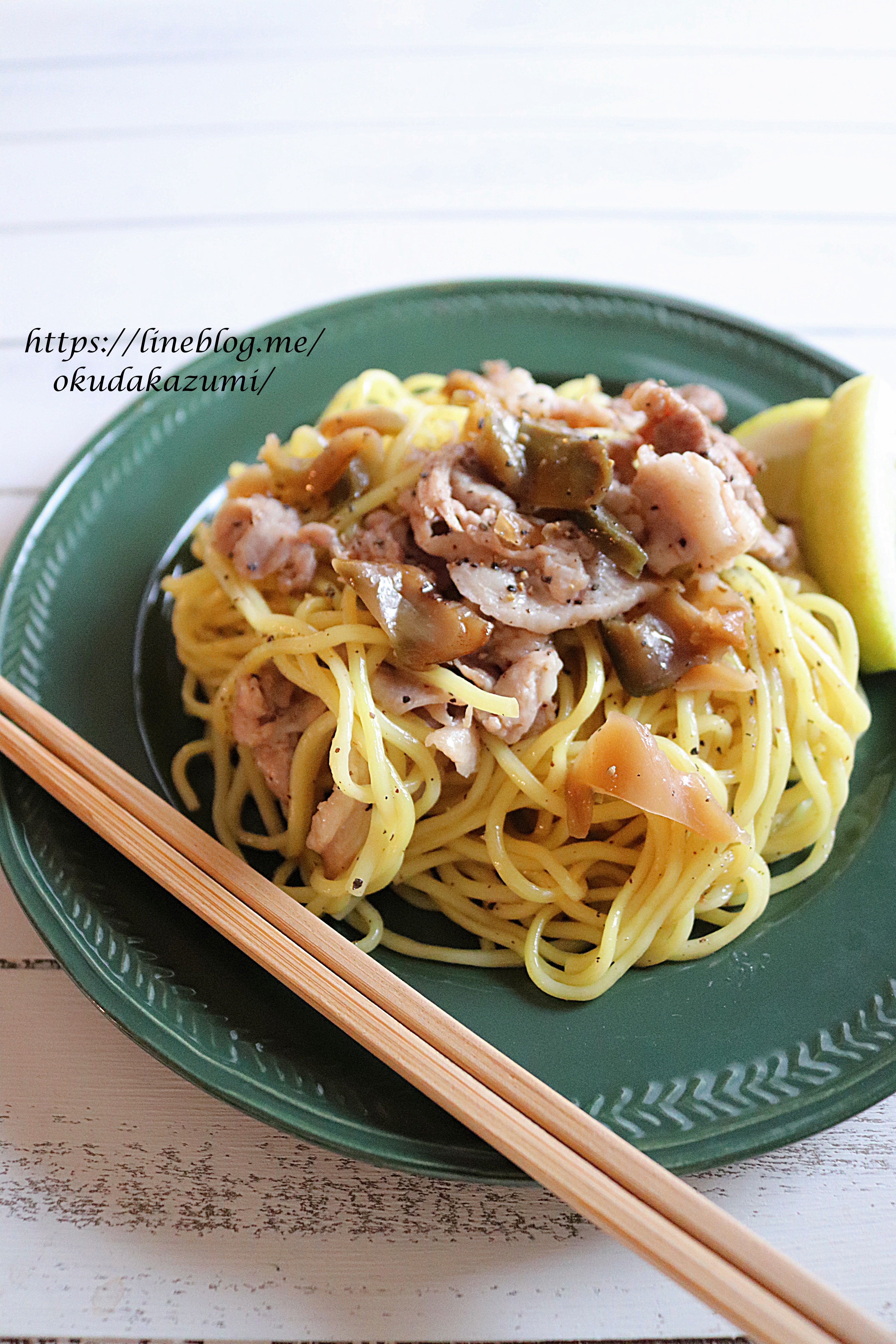 ザーサイと豚肉のピリ辛マヨ炒め