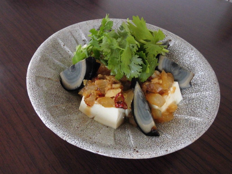 レシピ付 皮蛋 ピータン 豆腐。＊＊ごはんの香りを待ちわびて＊＊