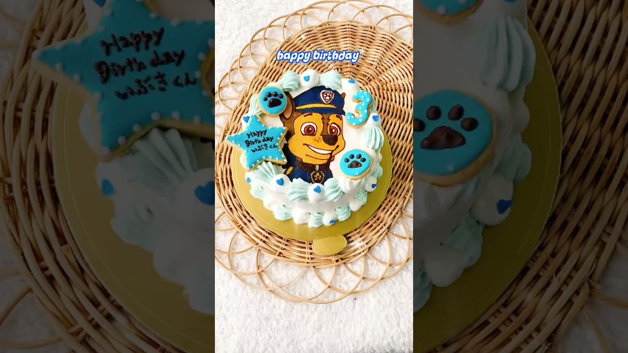 甥っ子3才の🎂 パウパトとはたらく車と生クリームが大好きな 甥っ子のために♡ 喜んでくれました😊 誕生日の近いうちの次男くんも 同じケーキにしました🎉バースデーケーキバースデーケーキ手作りパウパトロールケーキはたらくくるまケーキキャラチョコ手作り