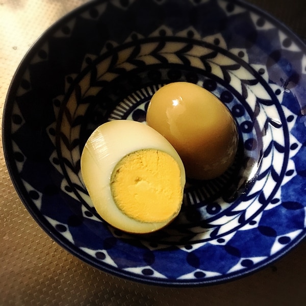 めんつゆで簡単 おつまみ煮卵