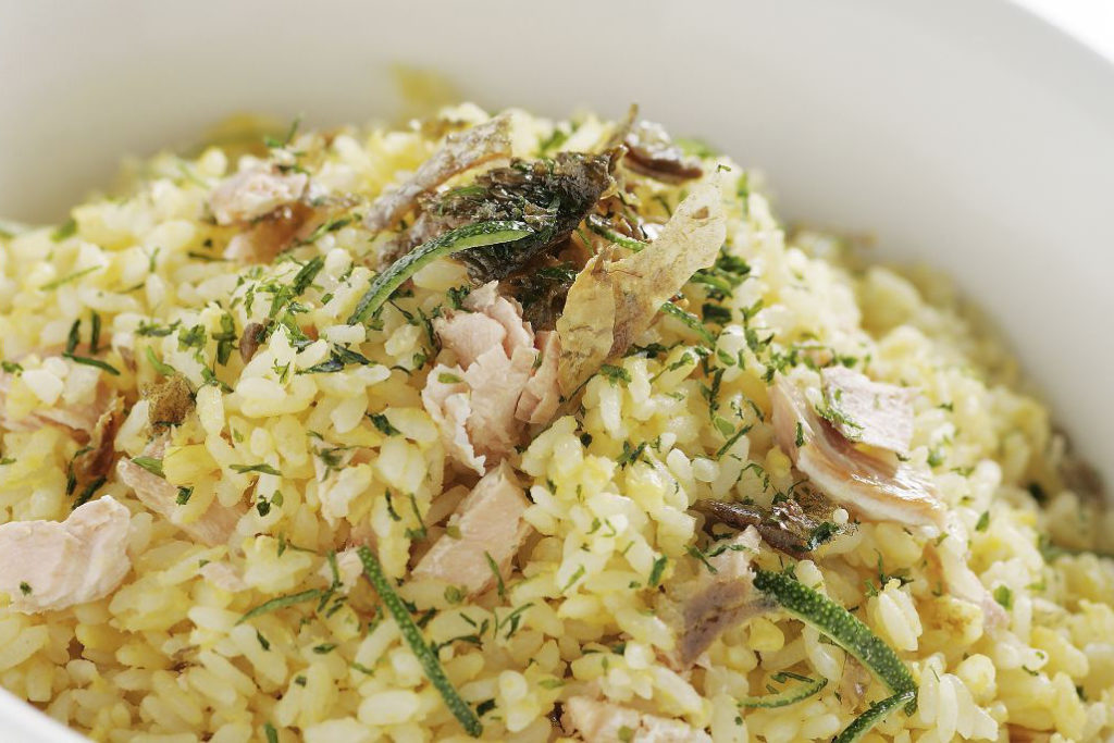 梅干し入り鮭チャーハン