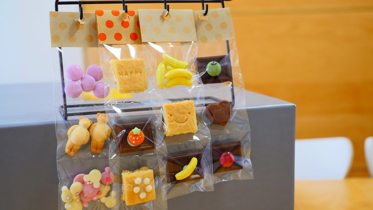 市販お菓子 おしゃれラッピングTikTok