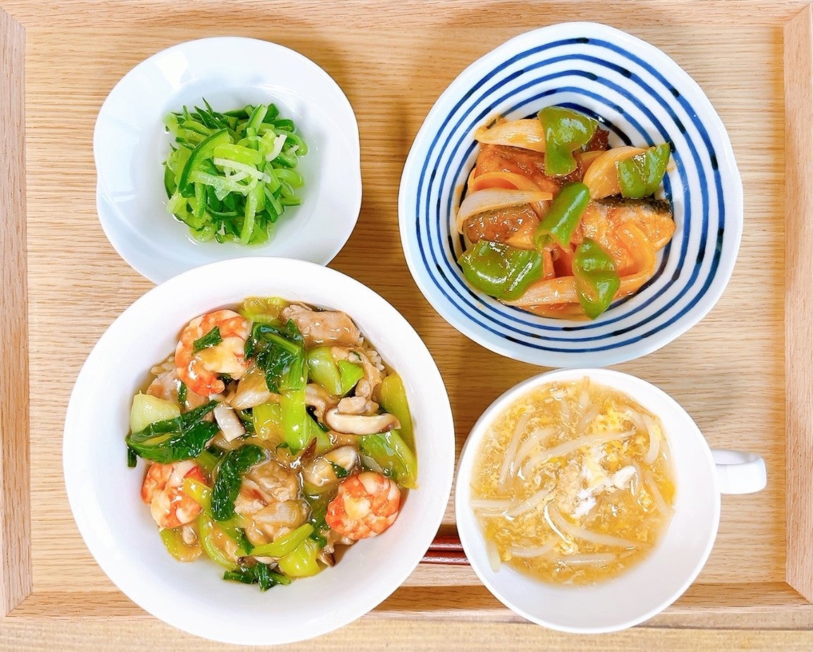 🍴中華丼レシピ🍴 知りたいレシピがあればコメントで教えてください✨ その他にもやまとのレシピを知りたい方は こちらから▶︎▶︎ やまとレシピやまと保育園多摩市保育園保育園保育園食育食育活動簡単レシピ中華丼