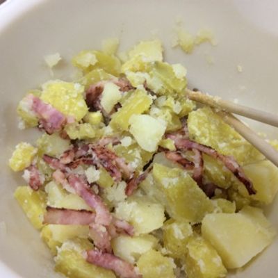 ポテトサラダ 厚切りベーコン 殿堂入りTikTok