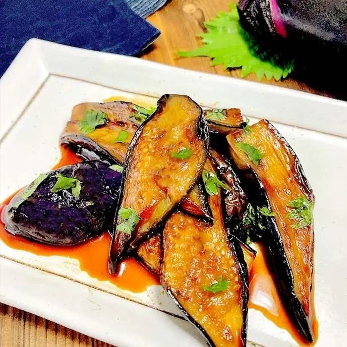 ナスと大葉のピリ辛漬け ナス好きにはたまらない一品♪